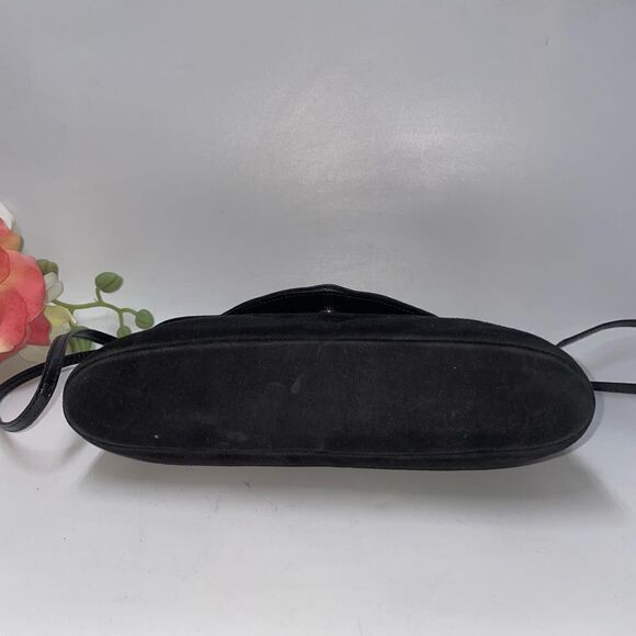 Vintage Rodo Italy Black Suede Purse - Picture 5 of 7